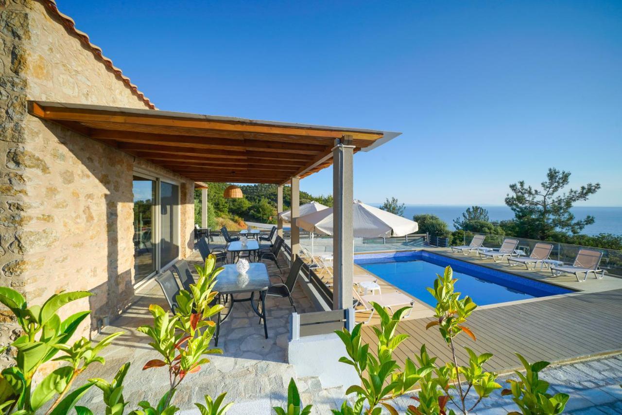 Mare Pedra Villas Skála Marión Exteriör bild
